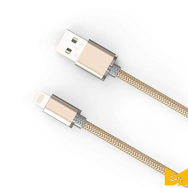 کابل شارژ (تبدیل) USB به لایتنینگ الدینیو مدل LS17 به طول 2 متر