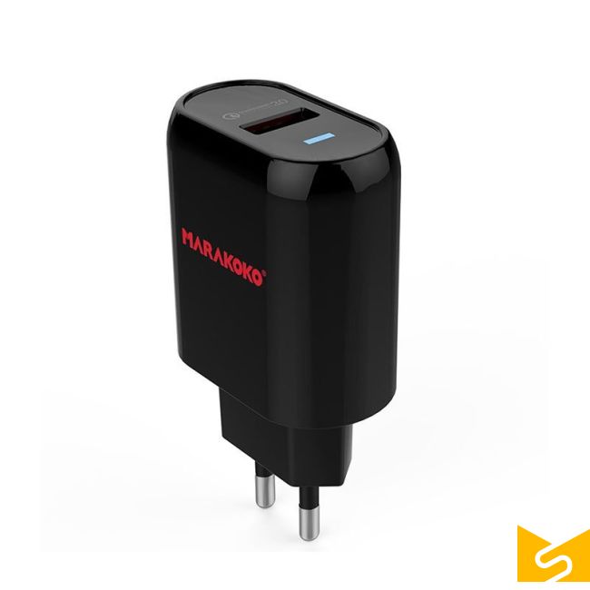 شارژر دیواری ماراکوکو مدل MA15 تک پورت فست شارژ QC3.0
