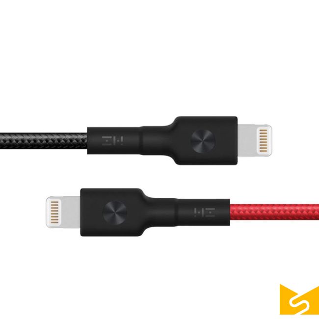 کابل شارژ (تبدیل) USB به لایتنینگ شیائومی مدل ZMI AL823 به طول 30 سانتیمتر