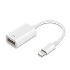 کابل تبدیل لایتنینگ به یو اس بی اپل برای اتصال به دوربین مدل A1440 اصلی (اورجینال اپل استور)