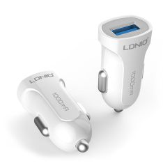 شارژر فندکی الدینیو مدل C17 با کابل میکرو USB