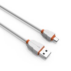 کابل شارژ (تبدیل) USB به microUSB الدینیو مدل LS02 به طول 2 متر