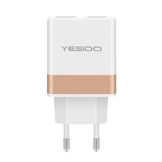 شارژر دیواری یسیدو مدل YC01 دارای 2 پورت