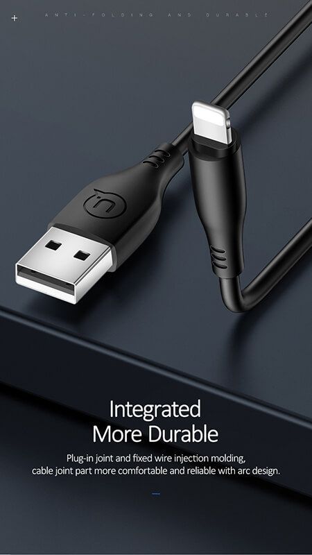 کابل شارژ (تبدیل) یو اس بی به لایتنینگ یوسامز مدل US-SJ266 U18 کابل شارژ (تبدیل) یو اس بی به لایتنینگ یوسامز مدل US-SJ266 U18